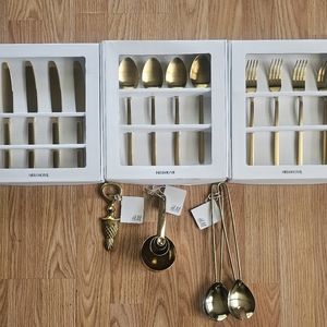 SOLD H&M Home Gold Flatware